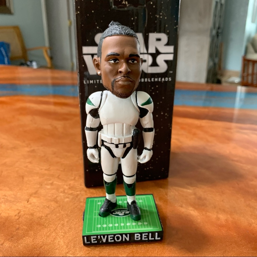 Star Wars NFL Bobblehead New York Jets Le’Veon Bell Stormtrooper limited edition